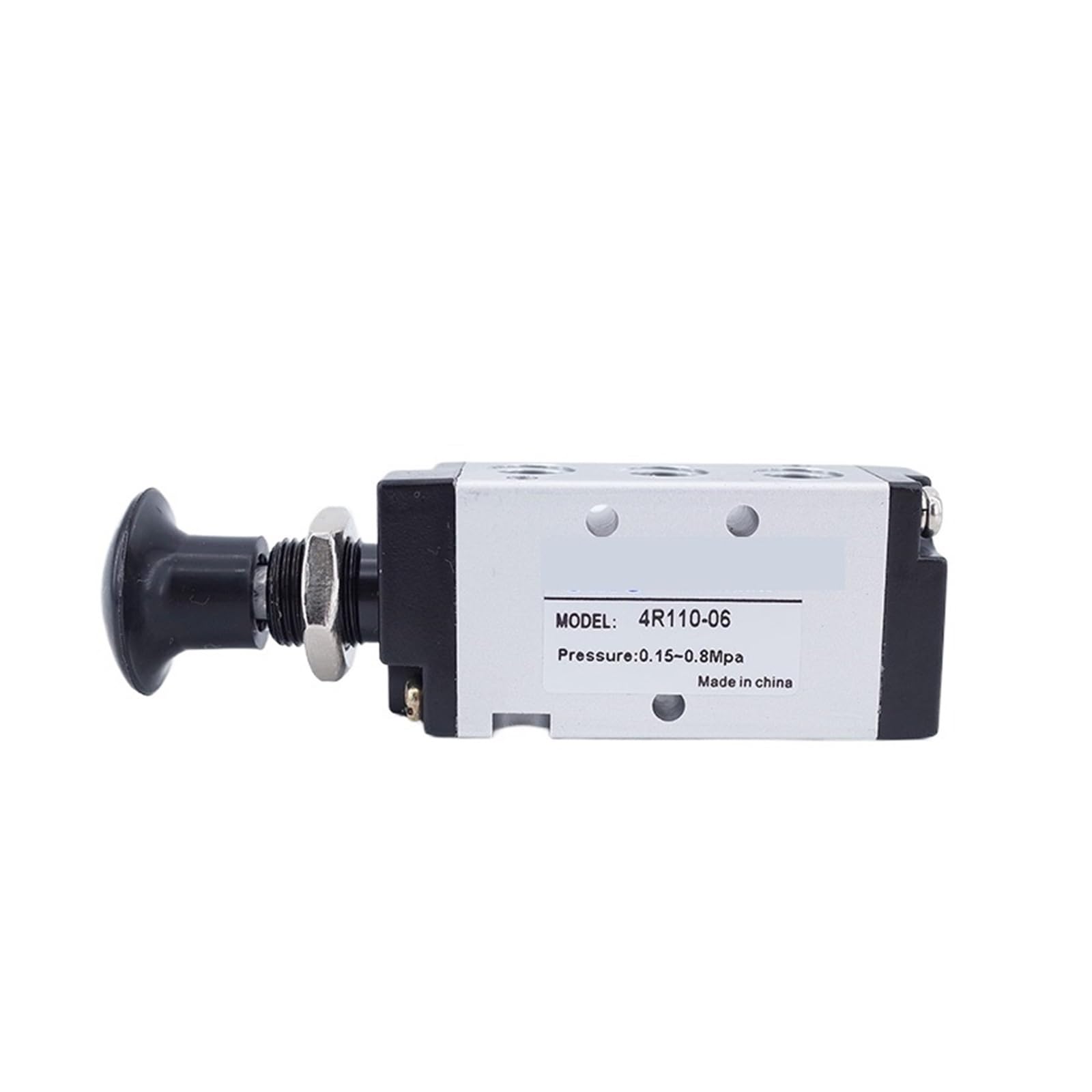 Distributeur pneumatique 4R110-06 vanne à 5 voies commande manuelle tiroir mécanique 1/8 pouce