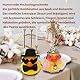 2er-Set Quietscheenten Braut und Bräutigam,Lustige Hochzeitsgeschenke für Brautpaar,Hochzeitspaar Figuren Klein mit Karte & Bogen Geschenkbox (Weiß)
