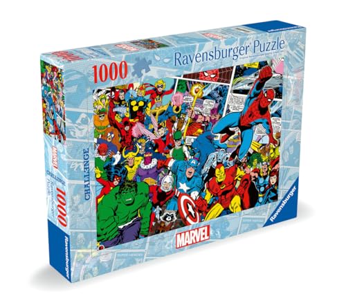 Puzzle 1000 pièces Challenge Puzzle : Marvel Ravensburger France - vue 2