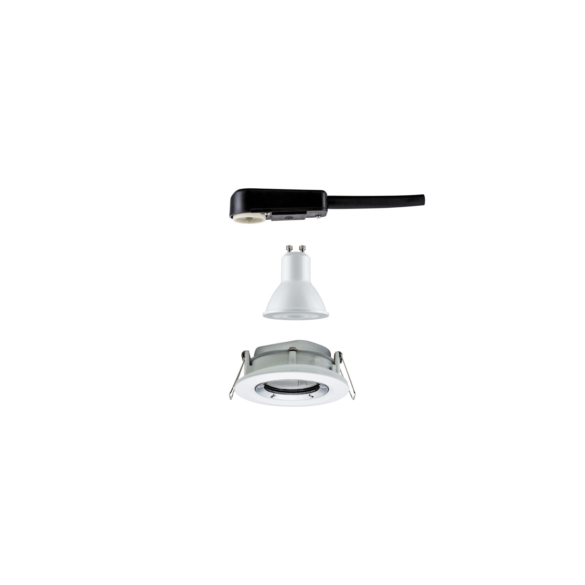 Paulmann Nova Plus EBL 1x6 W 4 000 K GU10 IP65 blanc dépoli, chrome