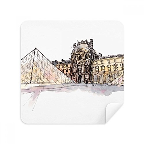 Lunettes chiffon de nettoyage Musée du Louvre Paris écran tactile 2Pcs
