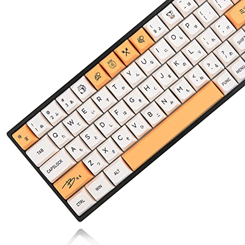 140キー ハニーミルク PBTキーキャップセット メカニカルキーボード用 ハニーミルクのテーマのキーキャップ,140個,メカニカル