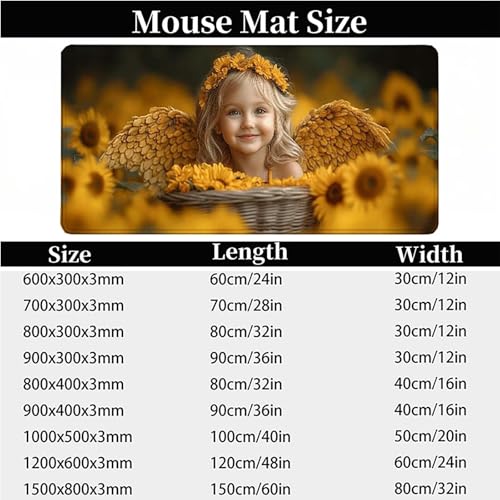 Tapis de souris antidérapant et imperméable grand format pour PC - 7