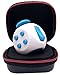 PILPOC theFube Fidget Cube - Premium Quality Fidget Cube Ball with Exclusive Protective Case, Stress Relief Toy (White & Blue)