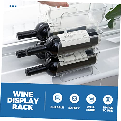 Soporte minimalista para botellas de vino 4 unidades miniatura 6