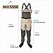 Men's and Women's Hiking Wading Pants Waterproof Waders for Outdoor Activities, Half-Length Fishing Waders Durable and Breathable Design Suitable for Hiking and Fishing Easy to Put On and Take Off(Med