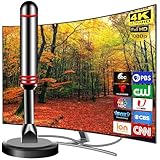 antenne hdtv avis Réception du signal longue portée : l'antenne TV améliorée 2026 est équipée de la puce IC intelligente, qui peut non seulement recevoir jusqu'à des canaux à longue portée mais également optimiser la protection de transmission du signal pour éviter les interférences avec d'autres signaux, assurant une force maximale du signal et une qualité de réception dans n'importe quel environnement