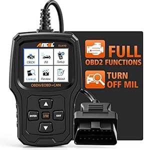 ANCEL EU410PRO OBD2 Diagnoseapparaat, Universele Autofoutcode-scanner, O2-sensor, EVAP-systemen, Scanner met Volledige…