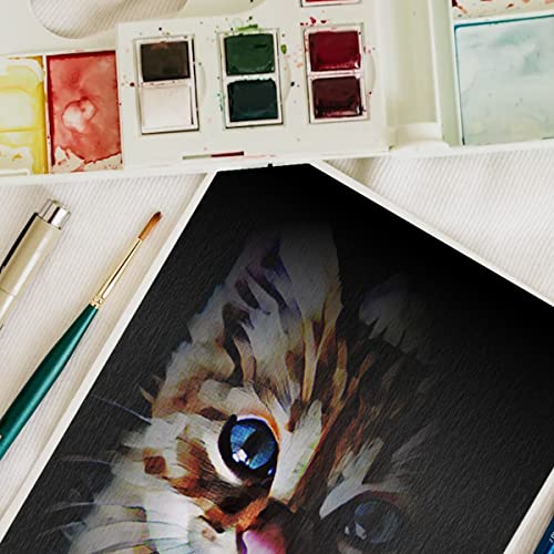 Image of Anupam Pupil Watercolour Black Toned Paper Book- Hardbound - Cold Press Paper - 225 GSM - Square