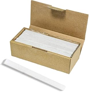 NA 27 Refills Flat Natural White Soapstone Mineral Thin Bulk Marker for Welders Textile Marking Tools, Each Perfect for Making Removable Markings on Steel Cast Iron Fabric