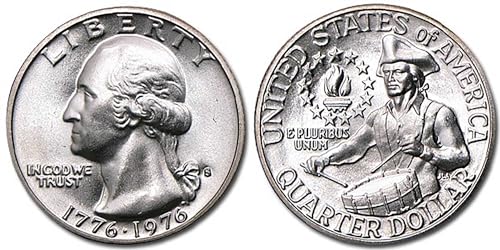 1976-S Bicentennial Quarter Air-Tite