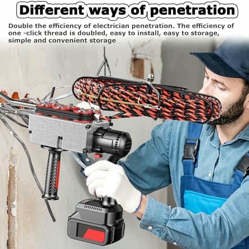 Extractor automático de cables eléctricos para pasacables en pared 4
