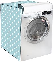 Waterproof Outdoor Washing Machine Cover – Front Loading – Cover Dryer Protector Universal Size – Blue Dots