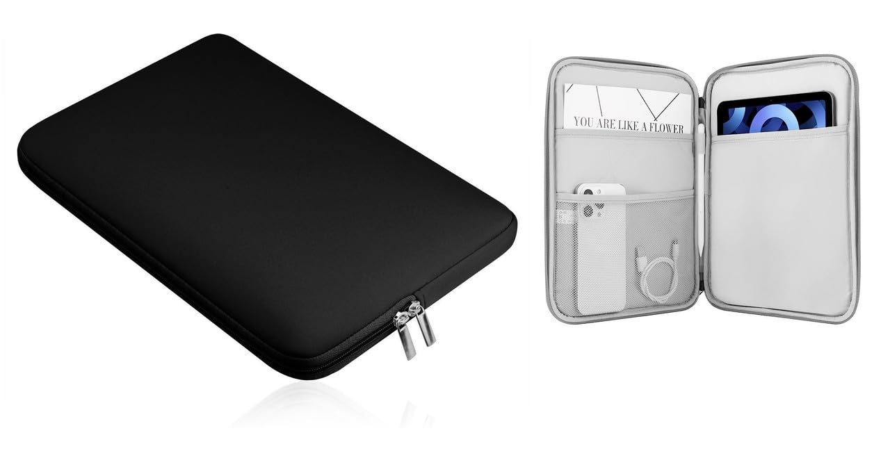 HARITECH Shockproof Leather Tablet Sleeve Case Cover for Samsung Galaxy Tab A 8.0 Inch (2019) (SM-T290/T295) Black