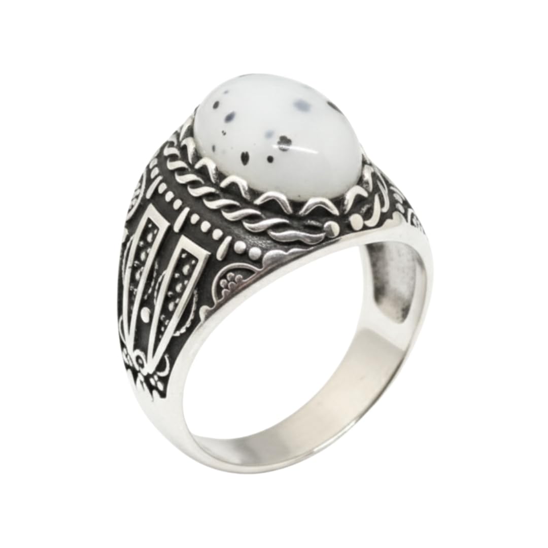 Royal Series - OBSIDIAN MIRAGE MULTICOLOR STONES - Pure Stainless Steel Men’s Steel-Plated Ring – Statement Luxury Jewelry (Size :16-17-18-21-22-26-27)-image-44