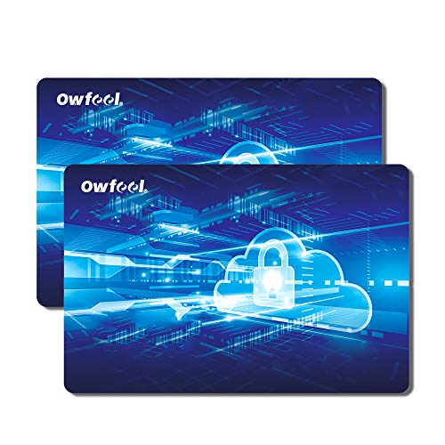 Owfeel — Protetor de cartão de crédito com bloqueio de RFID e NFC para cartões sem contato com bloqu