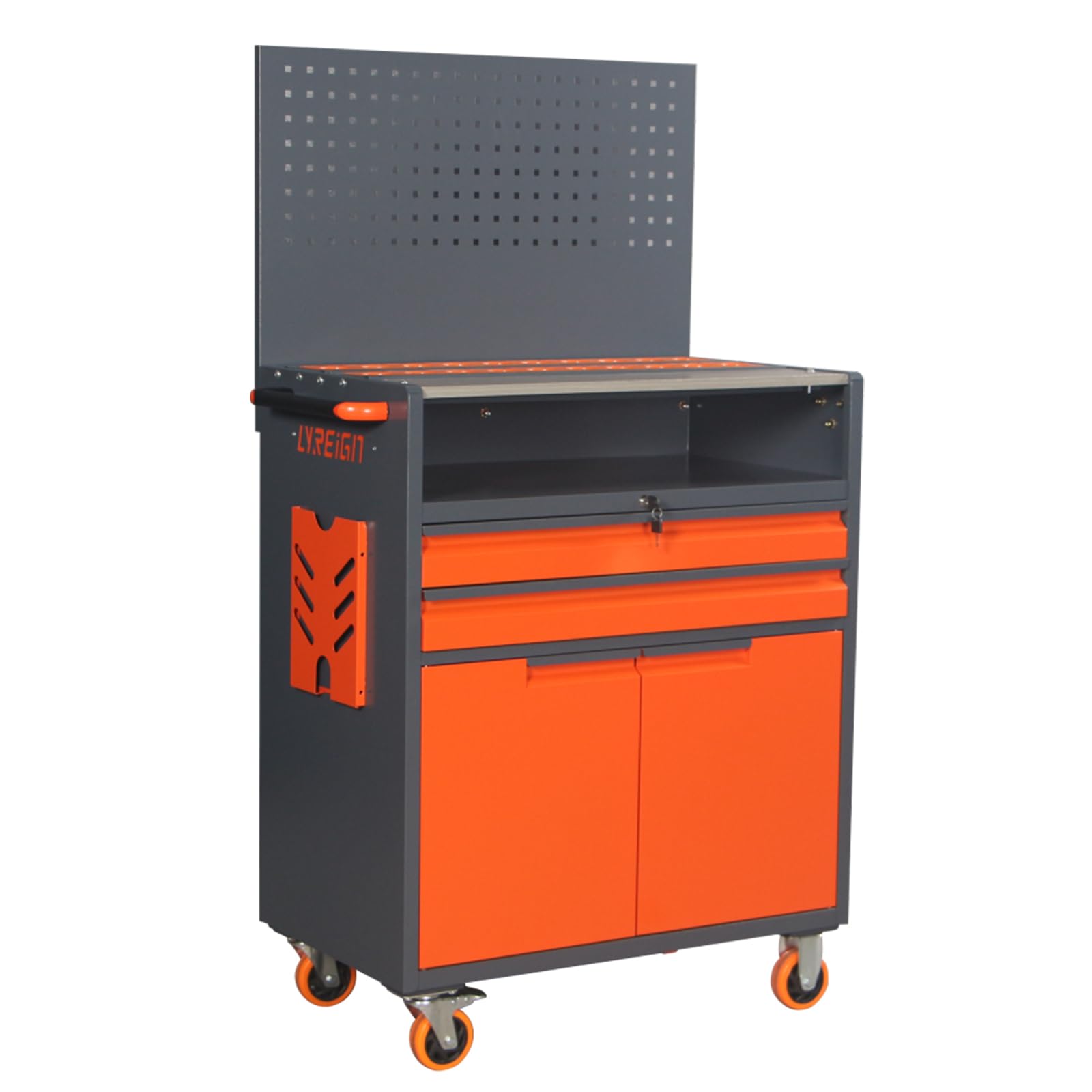 LYREIGN Heavy Duty Mobile CNC Tool Holder Cart, CNC Tool Holder for Station Cutting Tool Organizers Storage, CNC Machine Tools Trolley for Warehouses Factory Garage