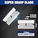 WORKPRO 50-Pack Single Razor Edge Blades, Industrial Scraper Razor Blades, High Carbon Steel One Edge Razor Blades