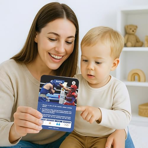 Image of SPARTAN KIDS Sports Flash Cards for Kids | 28 Early Learning Flash Cards Easy & Fun Way of Learning 1 Year to 6 Years Babies