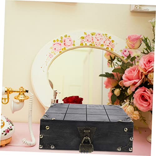 Boîtes de rangement bijoux de bureau et boîte keepsake à couvercle - 6