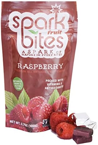 Spark organics Spark Fruit Bites Raspberry Premium All Natural Fruit Chews 3.7 oz pouch