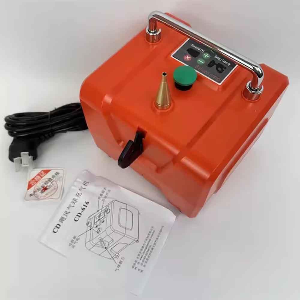 iDili Electric Long Magic Balloon Air Inflator Pump Portable Quantitative Inflation Machine Outdoor Rechargeable Air Filling Device