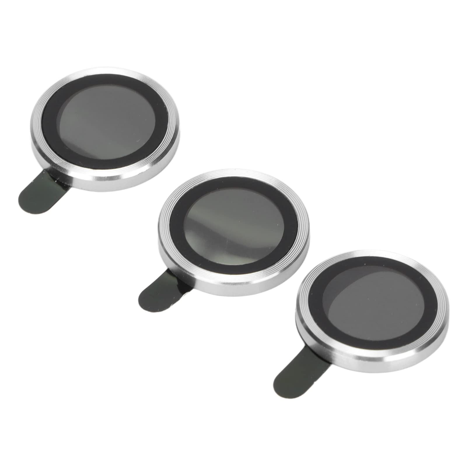Phone Lens Protective Film, Camera Lens Protector, Wide Applicability, Stronger for 13 Pro Phone (Silver)