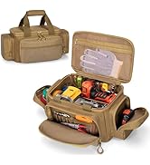 Trahzia 12-Inch Tool Bag for Men, 20-Pocket Tactical Tool Tote with Handle, Tool Box Organizer fo...