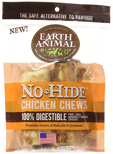 Earth Animal No-Hide Wholesome Chews - Small (Chicken, Small (2 per bag))