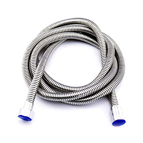 Cabezal de ducha de mano desmontable de alta presión con filtro para manguera de baja presión de agua de 1,5 m y soporte de pared, aluminio duradero (cabezal de ducha + manguera)