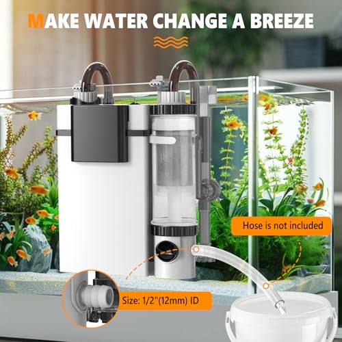 Image of hygger Quiet Hang On Back Aquarium Filter