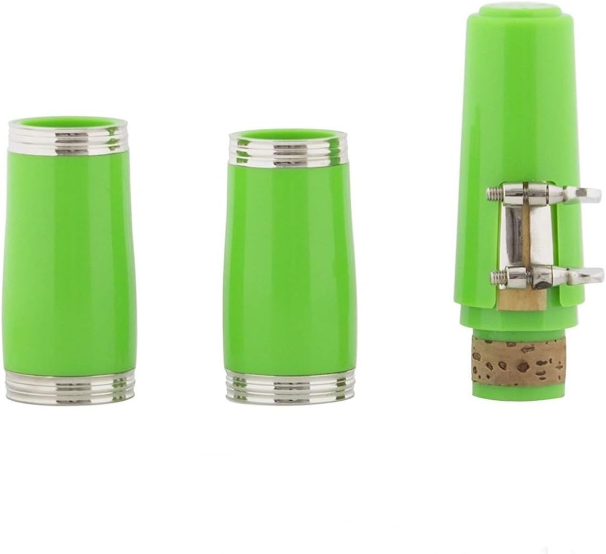 Clarinet Musical Instruments Colored Clarinet Black Tube B Flat ABS Resin Green 17 Notes Clarinet Cloth Bag