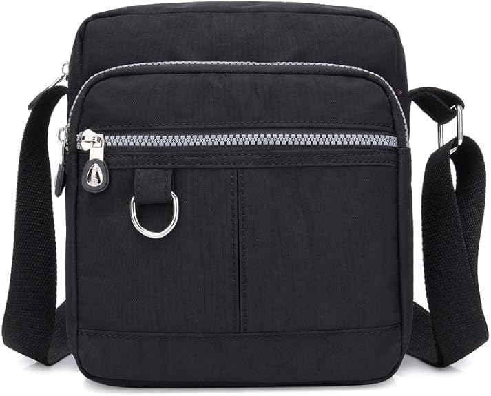 Waterproof Nylon Small Womens Crossbody Bag Purse with Adjustable Shoulder Strap Mulit-Pockets