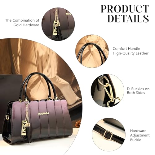 Image of SYGA Elegant Color Contrast Tote Bag - Horizontal Square Medium-Soft Handbag with Design for Everyday Use