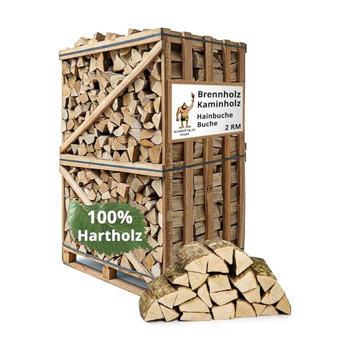 Neandertaler Feuer Brennholz Kaminholz Hartholz - 2RM Box 33 cm Holz für Kamin Ofen Pizzaofen Grill Smoker Kaminofen Holzofen | 2 Raummeter Feuerholz Buchenholz auf Palette | Firewood Woodfire Neandertaler Feuer Brennholz Kaminholz Hartholz - 2RM Box 33 cm Holz für Kamin Ofen Pizzaofen Grill Smoker Kaminofen Holzofen | 2 Raummeter Feuerholz Buchenholz auf Palette | Firewood Woodfire