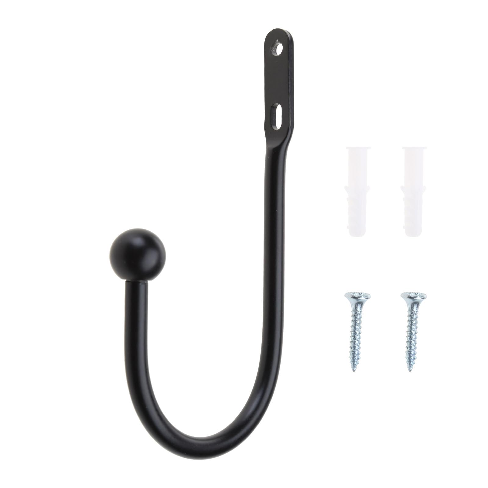 Curtain Holdbacks Decorative Tiebacks Drapery Holdbacks Hooks Holder Tieback Hooks with Screws Curtains Holders for Wall Holder Sets Modern