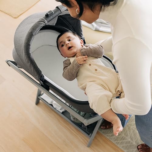 Image of UPPAbaby Bassinet Stand - Quick + Secure Attachment - White
