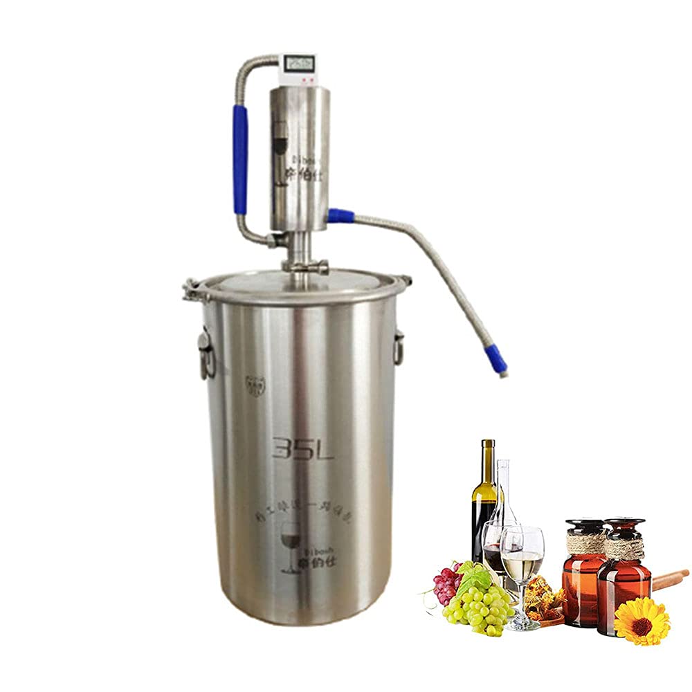 35L Moonshine Small distiller, home brewing equipment, micro-machine distiller, vodka, brandy, whiskey and alcohol brewing