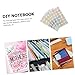 Holibanna 16 Sheets Punch Reinforcement Stickers for Star Paper Planner Binder Hole Punch Sticker Labels for Loose Leaf Wide Ruled Paper Binder