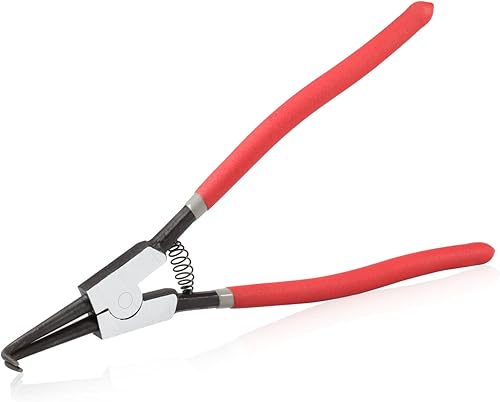 SPEEDWOX Alicates de anillo a presión de 13 pulgadas, alicates externos de clip de 90 grados, diámetro de punta de 0.12 pulgadas, alicates de anillo