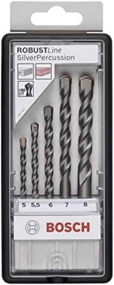 Bosch Professional 7 pièces CYL-3 Jeu de forets à béton Set (pour béton, Ø 4/5/6/6/7/8/10 mm, accessoires perceuse à percussion) — vue 11