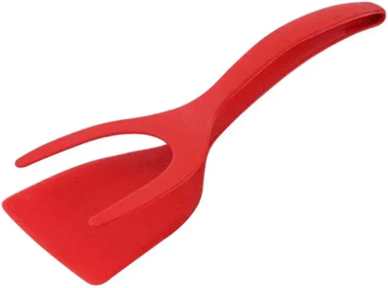 BBQ 2 in 1 Nylon Grip Flip Tongs Egg Spatula Tongs Steak Spatula Tongs Clamp Pancake Fried Turners Kitchen Accessories Kitchen Items Accessories(5)