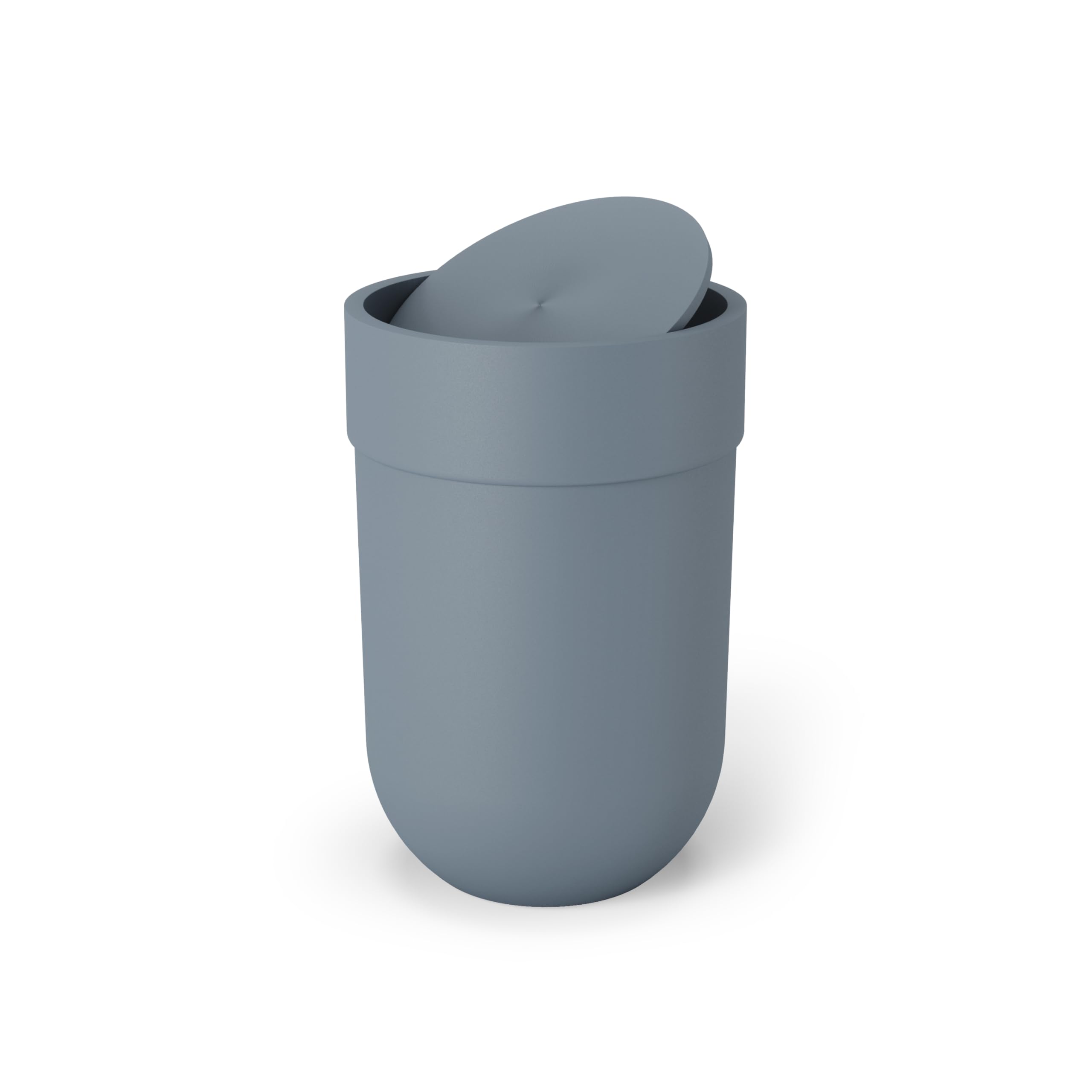 Umbra Touch Waste Can, Small Trash Can with Lid, Swing Lid Waste Basket ...