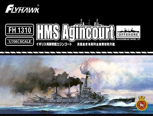 Flyhawk HMS Agincourt maquette de cuirassé historique à assembler