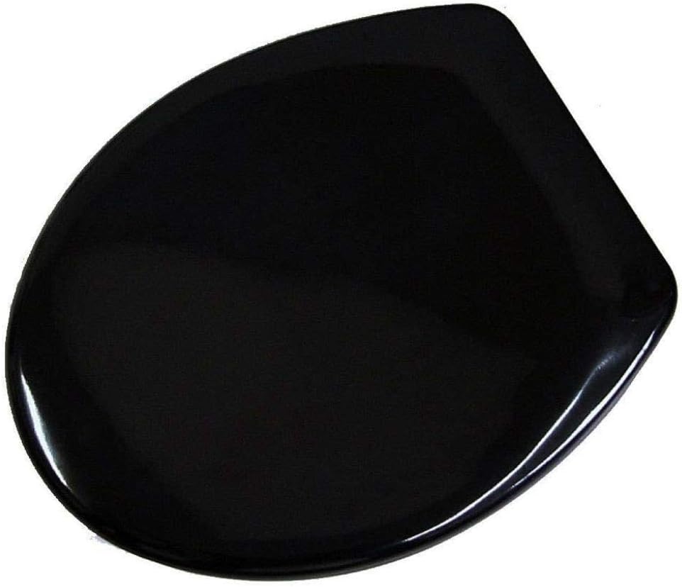 公式ショップ Zxyan 便座 便座カバー おしゃれ ブラック かわいい 便座ブラック便座バッファヨーロッパスタイルの樹脂蓋厚み付けスロー閉じるユニバーサルトイレシート トイレ用品