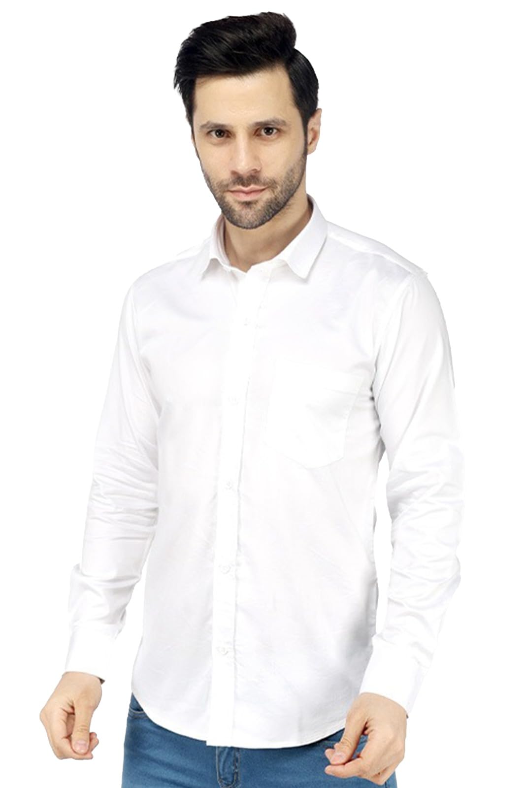 Men’s Solid Shirt | Regular Fit | Full Sleeve Casual Cotton Shirt | Elegant Everyday Wear-picture-25