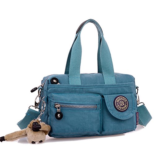 Sac à bandoulière léger et portable en toile lavée à la main