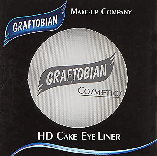 Graftobian Professional Hd Cake Eyeliner (Stark White) Get Precise Lines, Water-Activated Pressed Powder Eyeliner, Long-Lasting Wear, For Bold Graphic Liner Or Subtle Tightline Effect, Made In Usa #TOP1