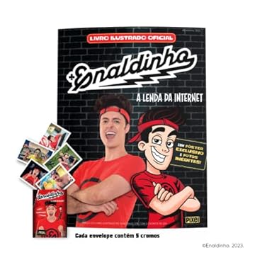 Capa do livro KIT ÁLBUM DO ENALDINHO + 50 FIGURINHAS: A LENDA DA INTERNET