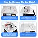 Precision Mini Electric Table Saw with 4 Blades, Electric Desktop Saw for Crafts, Adjustable Cut Depth Small Bench Cutting Machine, Mini Multi-Functional Table Saw for DIY, Wood, Acrylic, PCB Cutting